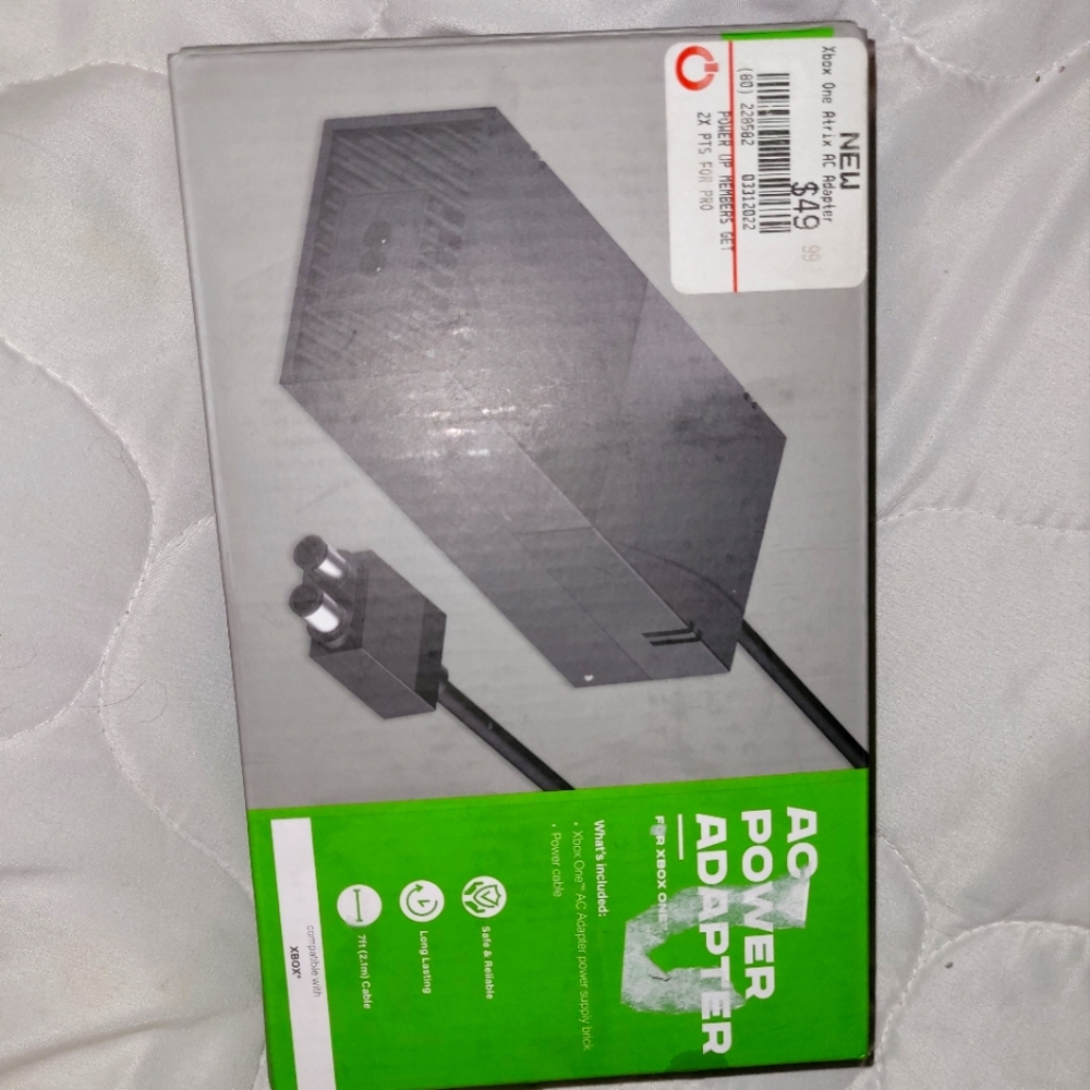 XBOX ONE ATRIX AC ADAPTER..NIB